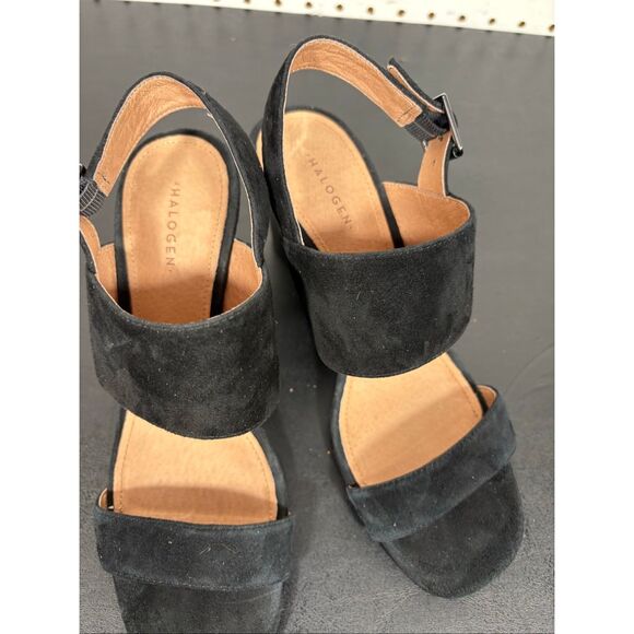 Halogen faux suede strappy sandals  size 6.5 - Picture 6 of 11